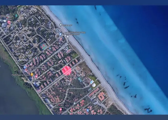 Maison En Bord De Mer, De La Marana En Corse 别墅